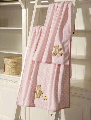 Ręcznik dziecięcy 50x100 Bio Bear pink