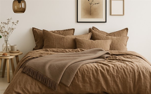 Koc Moca Design 150x200 late z frędzlami – narzuta na łóżko