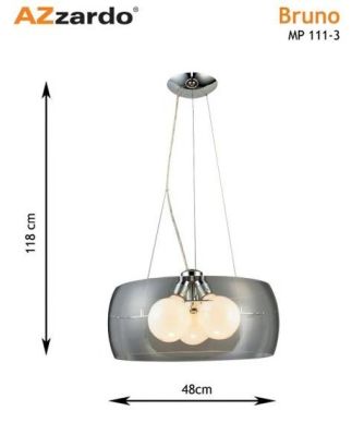 Elegancka lampa sufitowa Bruno