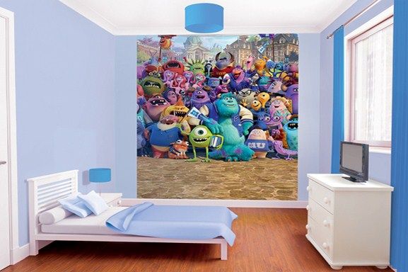 Tapeta 3D Walltastic -  Monsters University