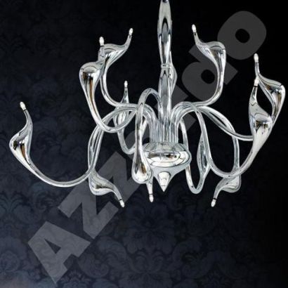 Lampa sufitowa Snake silver 75x66 cm