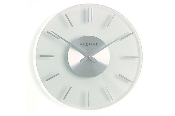 Zegar ścienny Nextime Stripe śr 26 cm