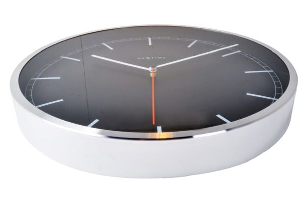 Zegar ścienny Nextime COMPANY czarny