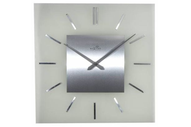Zegar ścienny Nextime STRIPE SQUARE RC