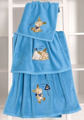 Ręcznik dla dziecka 30x50 Elch blue