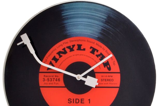 Zegar ścienny Nextime Vinyl Tap