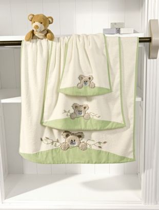 Ręcznik dla dziecka 30x50 Koala green