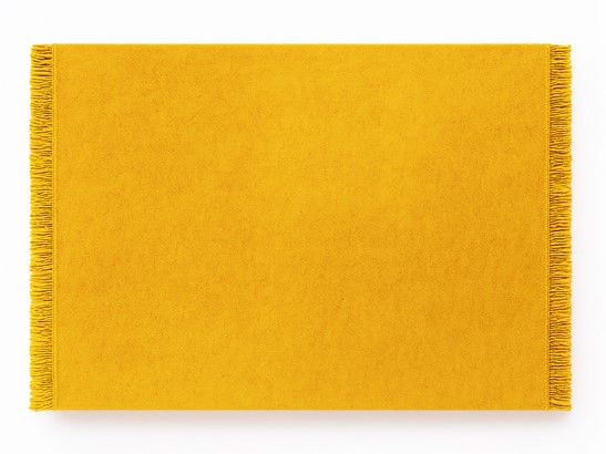 Koc Moca Design 150x200 żółty z frędzlami – narzuta na łóżko