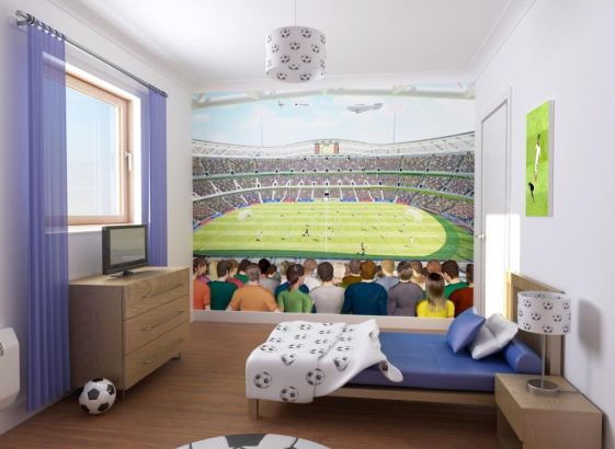 Tapeta 3D Walltastic - Football Crazy