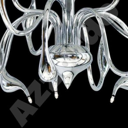 Lampa sufitowa Snake silver 75x66 cm