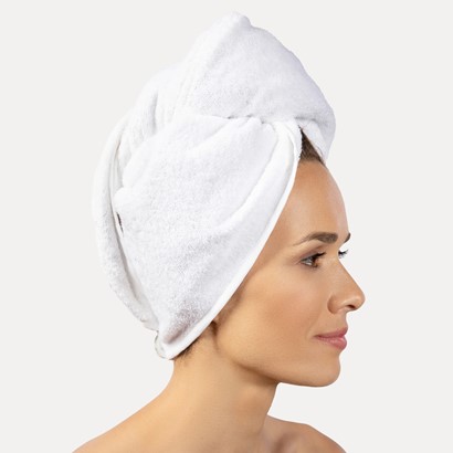 Turban ręcznik do włosów Moeve HOMEWEAR snow