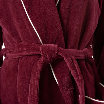 Szlafrok szalowy Moeve HOMEWEAR r. M burgundy