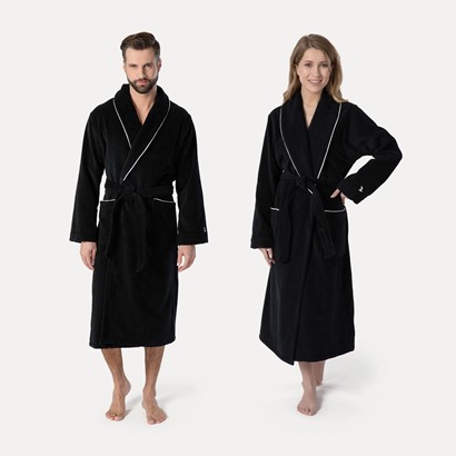 Szlafrok szalowy Moeve HOMEWEAR r. XXL black