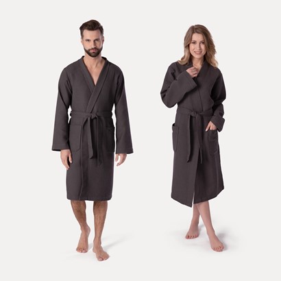 Kimono Moeve HOMEWEAR unisex r. XXL graphite