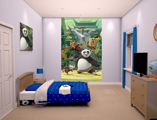 Tapeta 3D Walltastic - KUNG FU PANDA