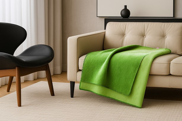 Koc Moca 150x200 Doubleface green