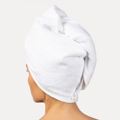 Turban ręcznik do włosów Moeve HOMEWEAR snow