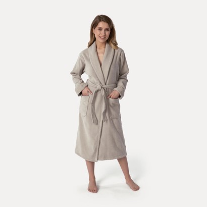 Szlafrok szalowy Moeve HOMEWEAR r. XS silver grey