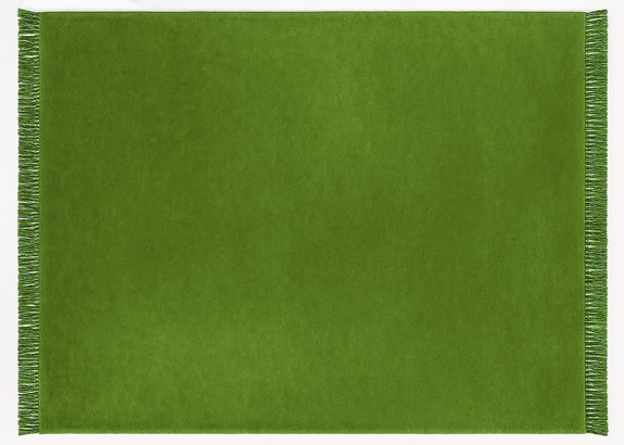 Koc Moca Design 150x200 oliwkowy z frędzlami – narzuta na łóżko