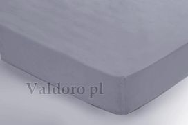 Prześcieradło jersey z gumką 180 Srebrny