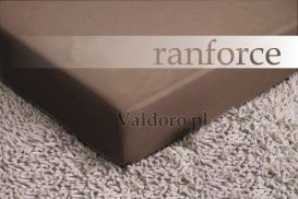 Prześcieradło ranforce140x200 Ciemny beż