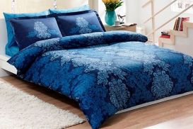 Pościel De Lux 200x220 TAC PAVONA BLUE
