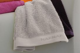 Ręcznik NAF NAF 70x140 Casual silver