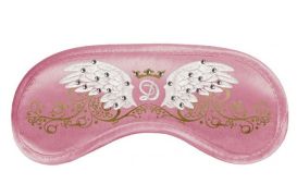 Opaska na Oczy Swarovski - Wings pink