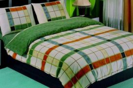 Pościel bawełna 160x220 Ekose green