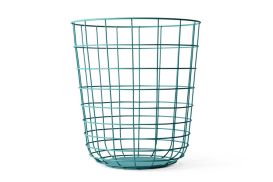 Kosz Menu WIRE emerald green