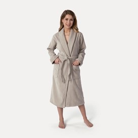 Szlafrok szalowy Moeve HOMEWEAR r. M silver grey