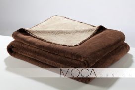 Koc Moca 150x200 Doubleface brown&beige