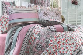 Pościel bawełniana 160x200 SILK PINK