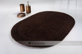 Dywanik łazienkowy kolor czekolada Elips 50x75 cm