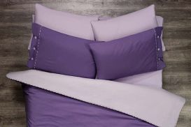 Pościel baw. 200x220 Kupon LILA/PURPLE