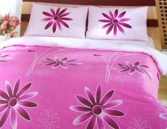 Pościel bawełna 220x200 Daisy pink
