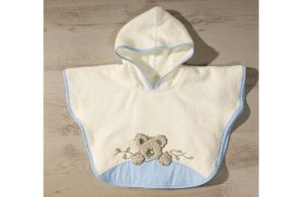 Śliczne Poncho dla dziecka Koala blue