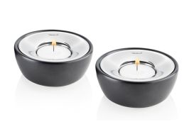 Zestaw 2 świeczników Blomus FUOCO czarny