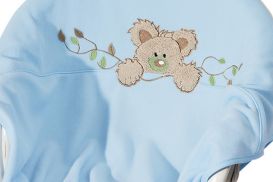 Kocyk dziecięcy KOALA 75x90 niebieski