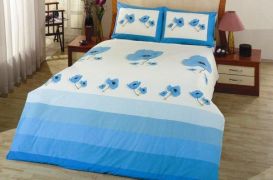 Pościel bawełna 220x200 Melis blue