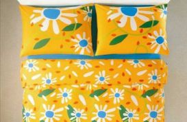 Pościel bawełna 160x220 Margaritas yelow