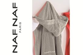 Szlafrok NAF NAF rozmiar XL silver
