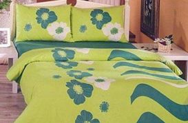 Pościel bawełna 220x200 Dalga green