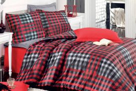 Pościel bawełniana 200x220 PASSIA RED