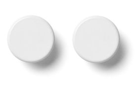 Zestaw 2 wieszaków Menu KNOBS - biały
