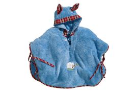 Poncho dziecięce SLEEPY SHEEPY nieb.