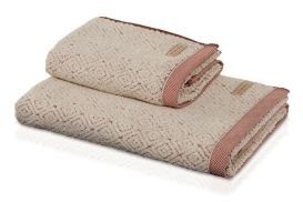Ręcznik Moeve SPA 80x150 romb sienna