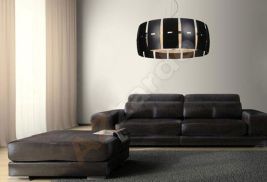 Nowoczesna lampa sufitowa Taurus black