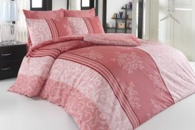 Pościel sat ranforce 140x200 Nature pink