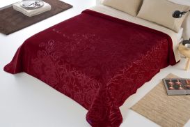 Koc NAF NAF MANDY 220x240 bordowy